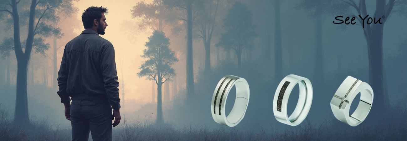 Ringen van edelstaal | See You gedenksieraden